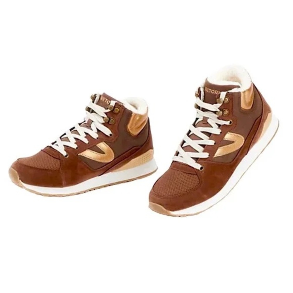 Tretorn lily 2 new qvc hiker boots sneakers brown